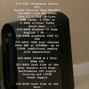 Aurora r12 gaming pc